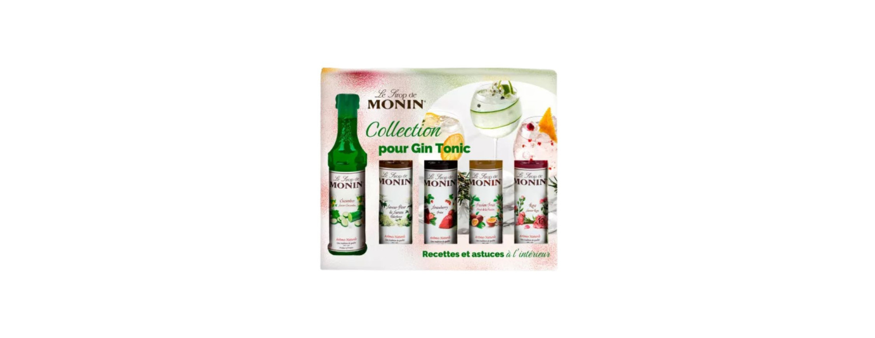 Coffret sirops Gin Tonic 5x50 ml - Monin