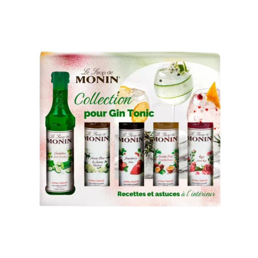 Coffret sirops Gin Tonic 5x50 ml - Monin