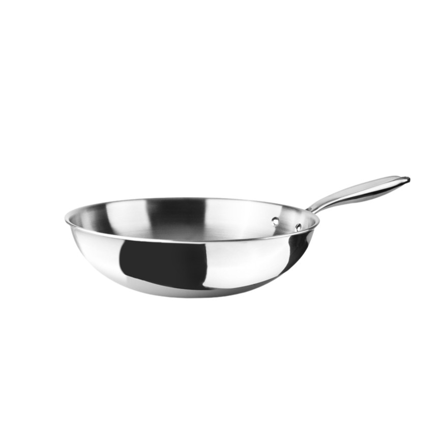 Wok inox triply natural 20 cm - Ibili