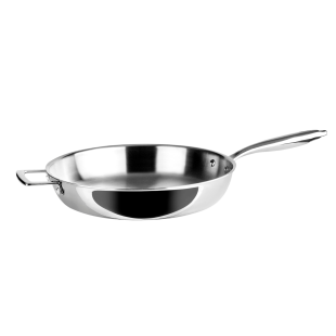 Poêle inox triply natural 32 cm - Ibili