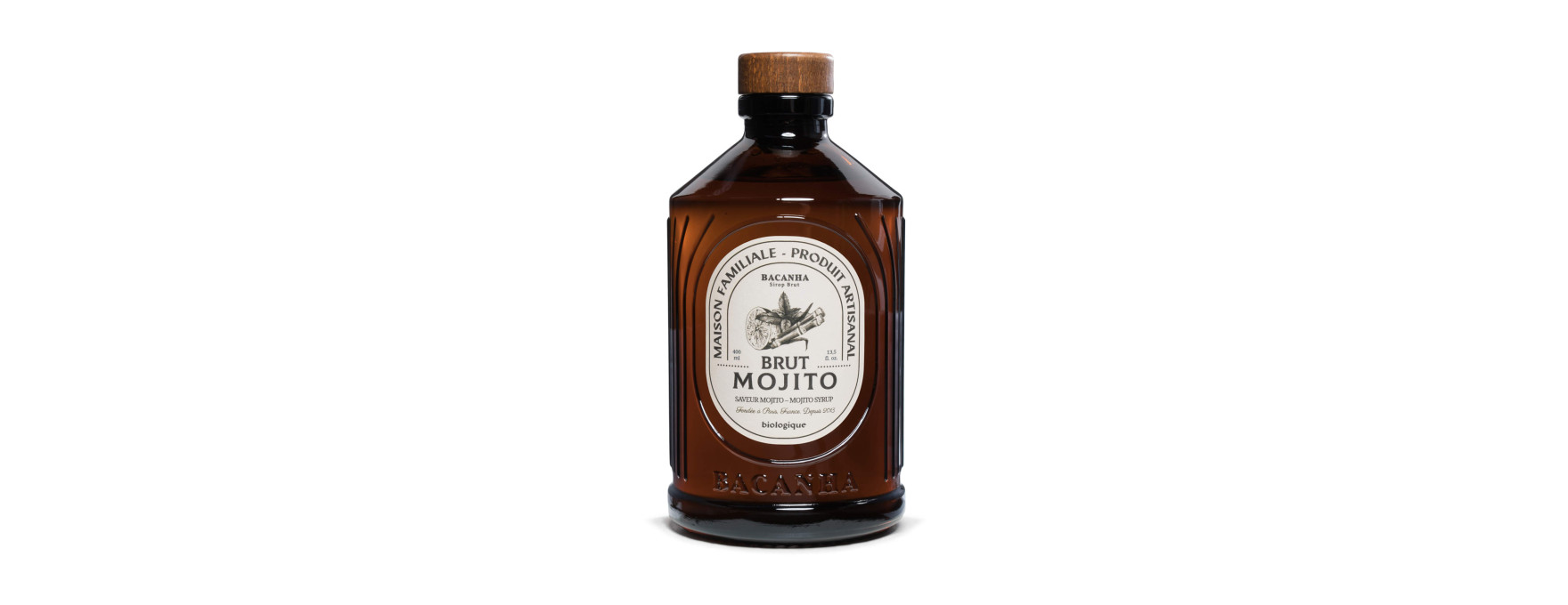 Sirop Mojito bio 400 ml Brut - Bacanha