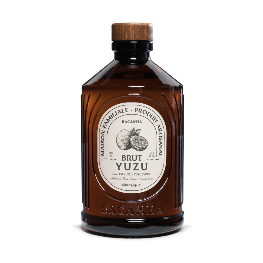 Sirop Yuzu bio 400 ml Brut - Bacanha