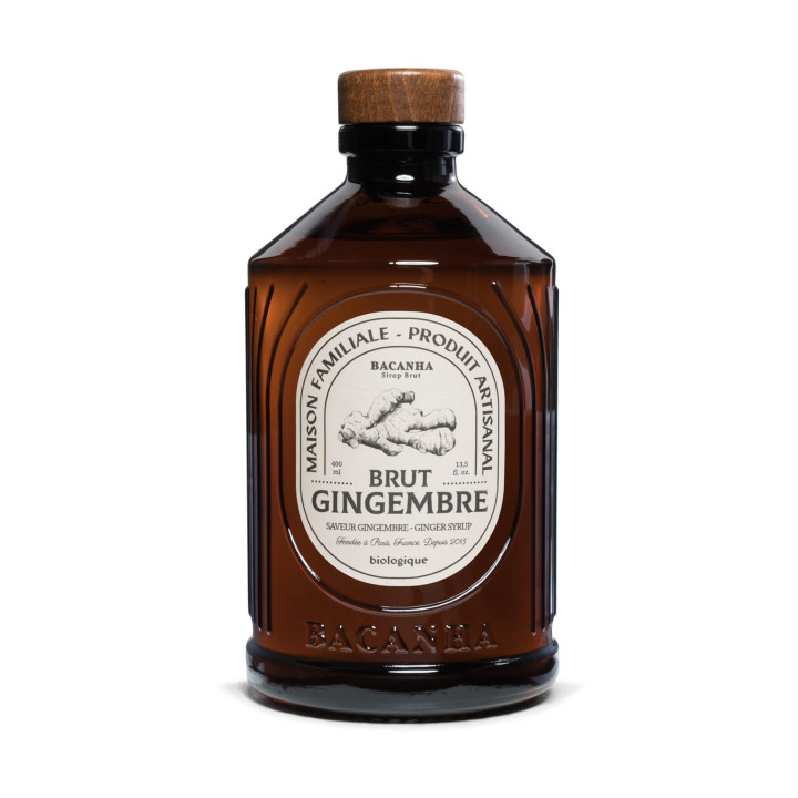 Sirop Gingembre bio 400 ml Brut - Bacanha