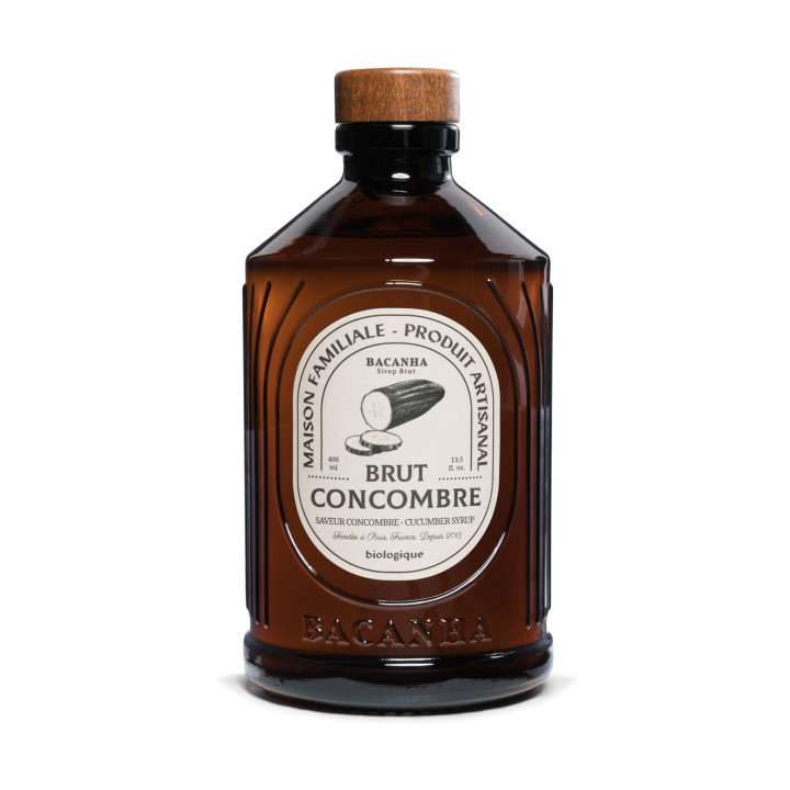 Sirop Concombre bio 400 ml Brut - Bacanha