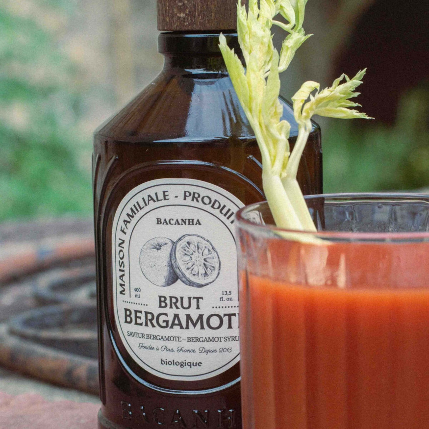 Sirop Bergamote Bio Brut Bacanha 400 ml