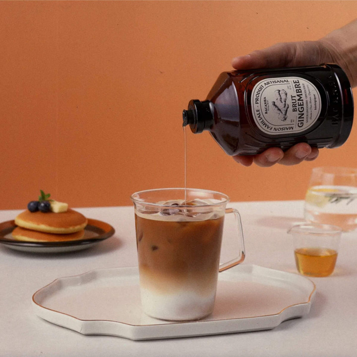 Sirop Gingembre bio 400 ml Brut - Bacanha