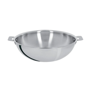 Wok inox 28 cm Casteline amovible - Cristel
