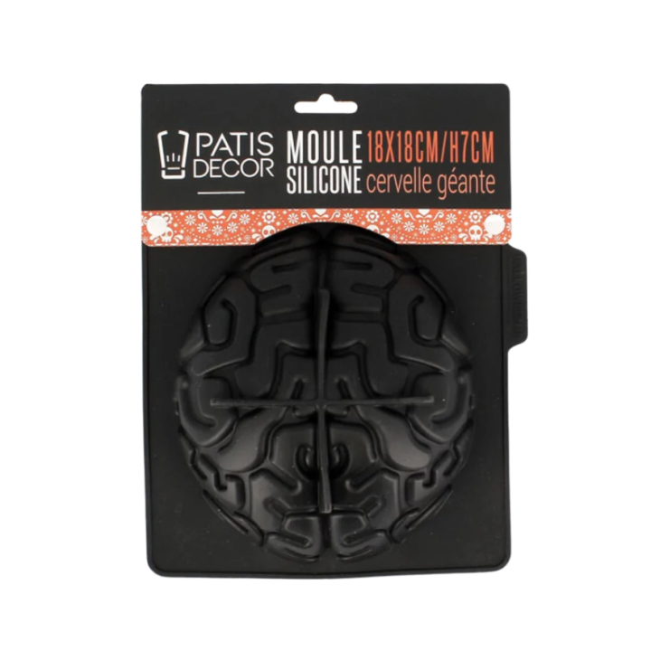 Moule en silicone cervelle d´Halloween - Patisdécor
