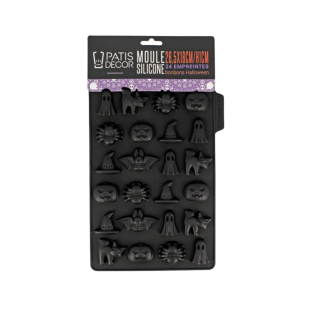 Moule en silicone 24 bonbons d´Halloween - Patisdécor