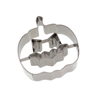 Emporte-pièce en inox Halloween : citrouille 7 cm - Birkmann