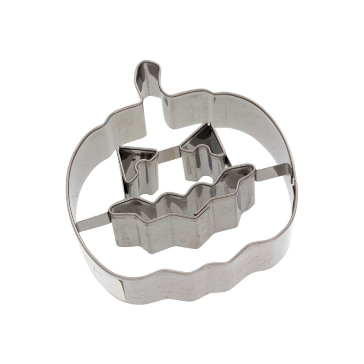 Emporte-pièce en inox Halloween : citrouille 7 cm - Birkmann