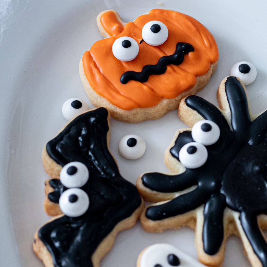 Set de 4 emporte-pièces en inox Halloween : citrouille, arai
