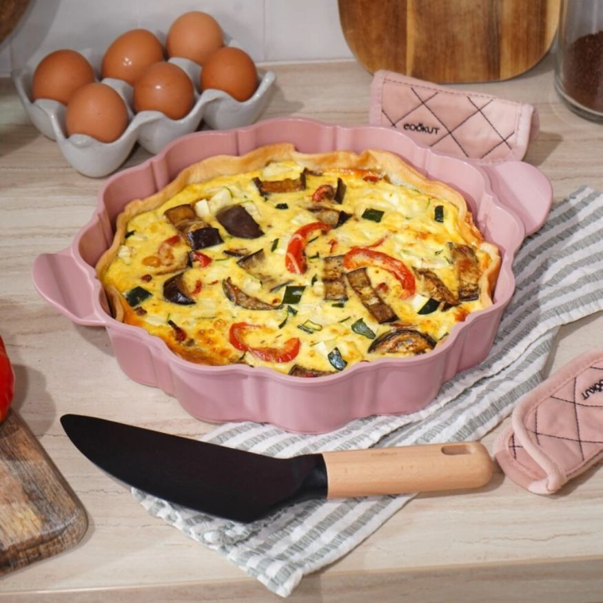 Plat à tarte sans PFAS guimauve - Cookut