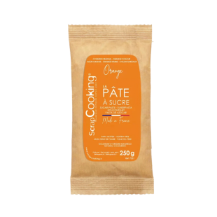 Pâte à sucre orange 250 g – ScrapCooking | Décoration gâteau | Alice Délice