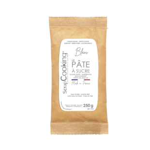 Pâte à sucre blanche 250 gr - Scrapcooking
