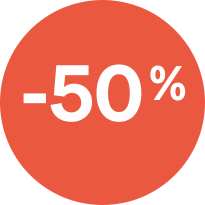 Soldes -50%