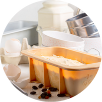 Moule à gâteau silicone platinium
