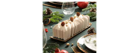 Bûche de Noël chocolat pistache🍫💚
