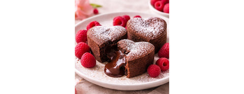 Cœur fondant chocolat & framboises