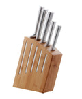 Bloc de 5 couteaux inox Kimono bambou - Jean Dubost