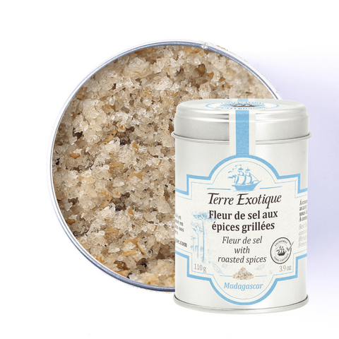 Fleur de sel aux épices grillées 90 gr - Terre Exotique