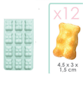 Moule à chocolat en silicone 12 oursons guimauve 4.5 x 2.5 c
