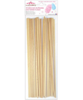 25 bâtonnets en bois pour Barbe à papa - Scrapcooking