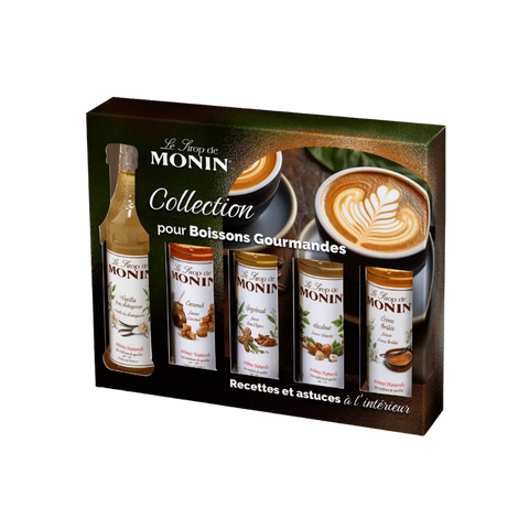 Coffret sirops Cafés Gourmands 5x50ml - Monin