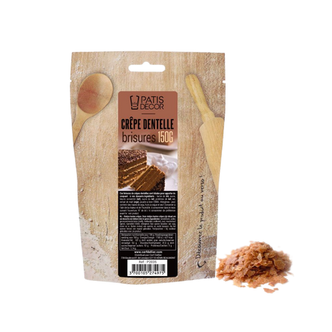 Brisures de Crêpe dentelle 250 gr - Trésors de Chefs