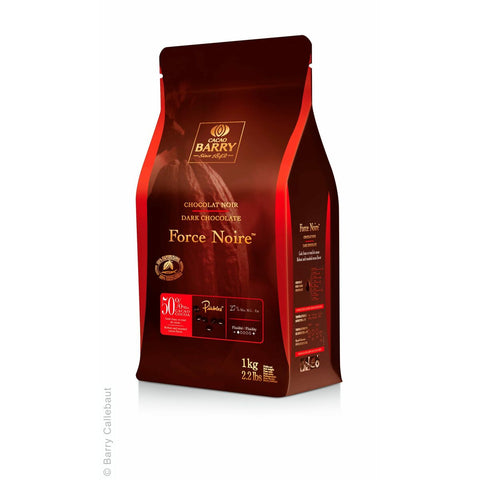 Chocolat à pâtisser noir Force Noire 50% 1 kg - Barry