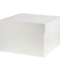 Boîte à gâteaux blanche 25,4 x 25,4 x 20 cm - Patisdécor