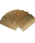 5 supports à gâteaux rect dorés 35 x 10 cm - Patisdecor