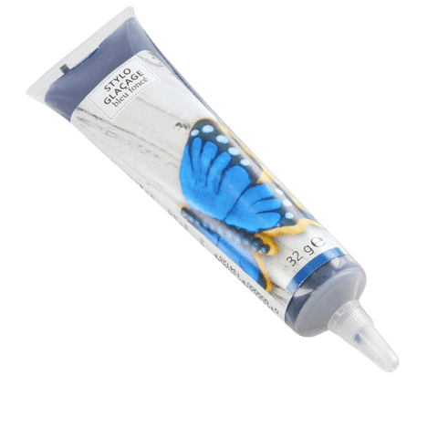 Stylo de glaçage pour décorer les biscuits bleu foncé 32 gr