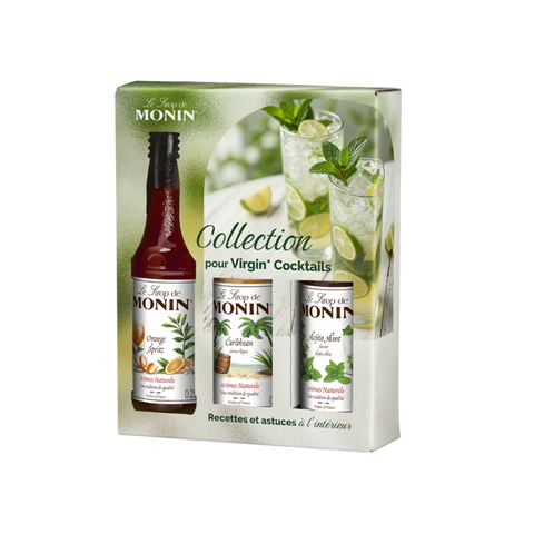 Coffret sirops Virgin coktail 3x25cl - Monin