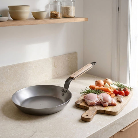 Poêle Mineral sans PFAS B Bois 24 cm - De Buyer