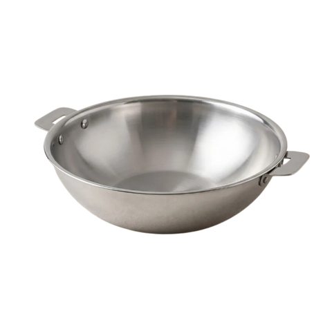 Wok inox amovible triply Casteline 28 cm - Cristel