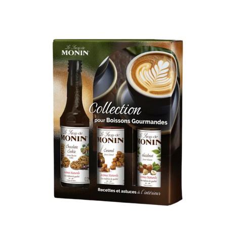 Coffret sirops Boissons Gourmandes 3x25cl - Monin