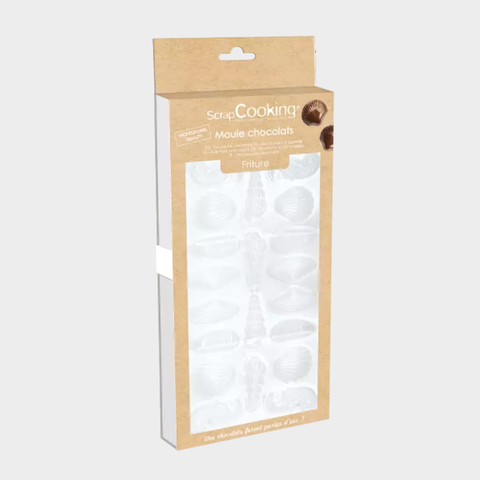 Moule à chocolat en plastique rigide 20 empreintes Fritures