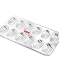 Moule 12 madeleines en fer blanc 40 cm - Alice Délice