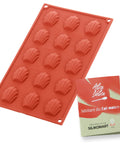 Moule en silicone 15 mini madeleines - Alice Délice