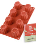 Moule en silicone 8 cannelés - Alice Délice