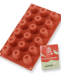 Moule en silicone 18 mini cannelés - Alice Délice