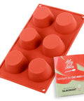 Moule en silicone 6 muffins - Alice Délice