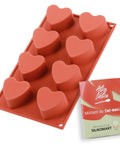 Moule en silicone 8 coeurs - Alice Délice