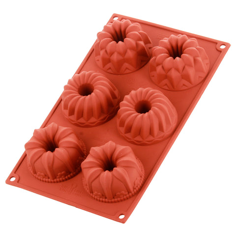 Moule en silicone 6 cakes fantaisies - Alice Délice