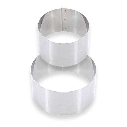 Cercle individuel en inox 9 cm - Alice Délice