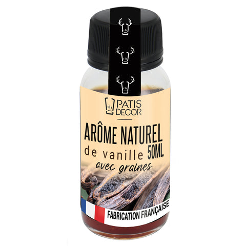 Arôme alimentaire naturel Vanille graines 50 ml- Patisdécor