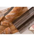 Plaque à 2 baguettes perforées en métal anti adhérent 38 x 1