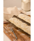 Plaque à 2 baguettes perforées en métal anti adhérent 38 x 1