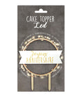 Cake topper Joyeux Anniversaire avec leds - Scrapcooking